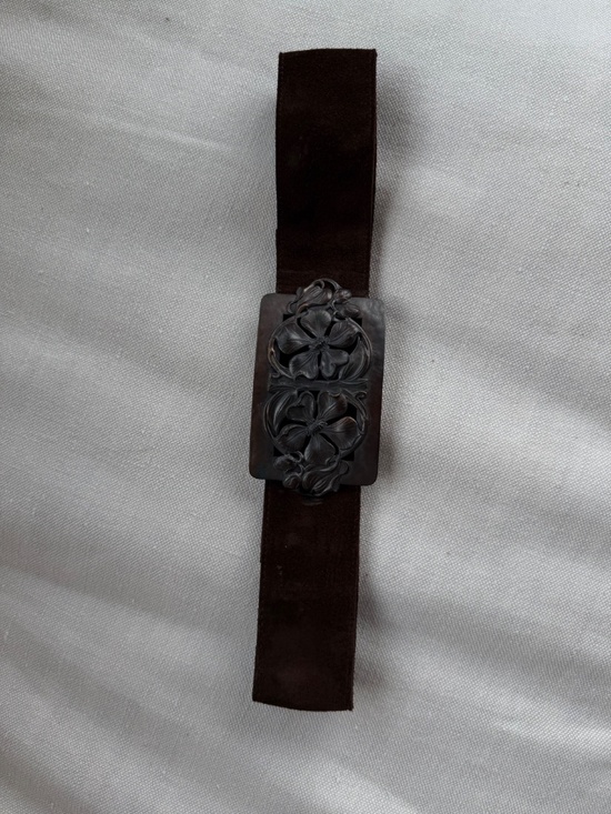 Saint Laurent Suede Belt